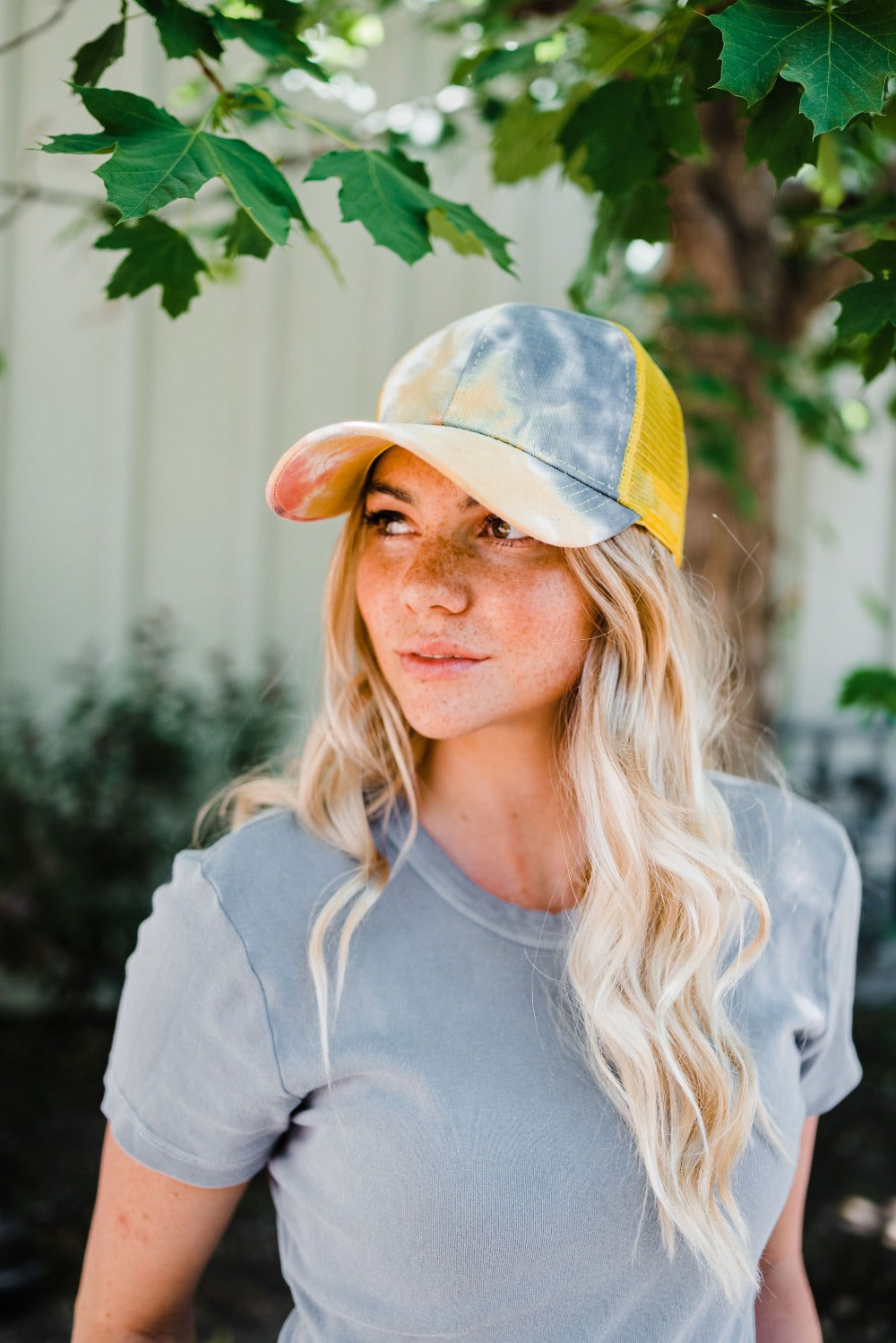 Kailey Tie Dye Baseball Cap - Final Sale