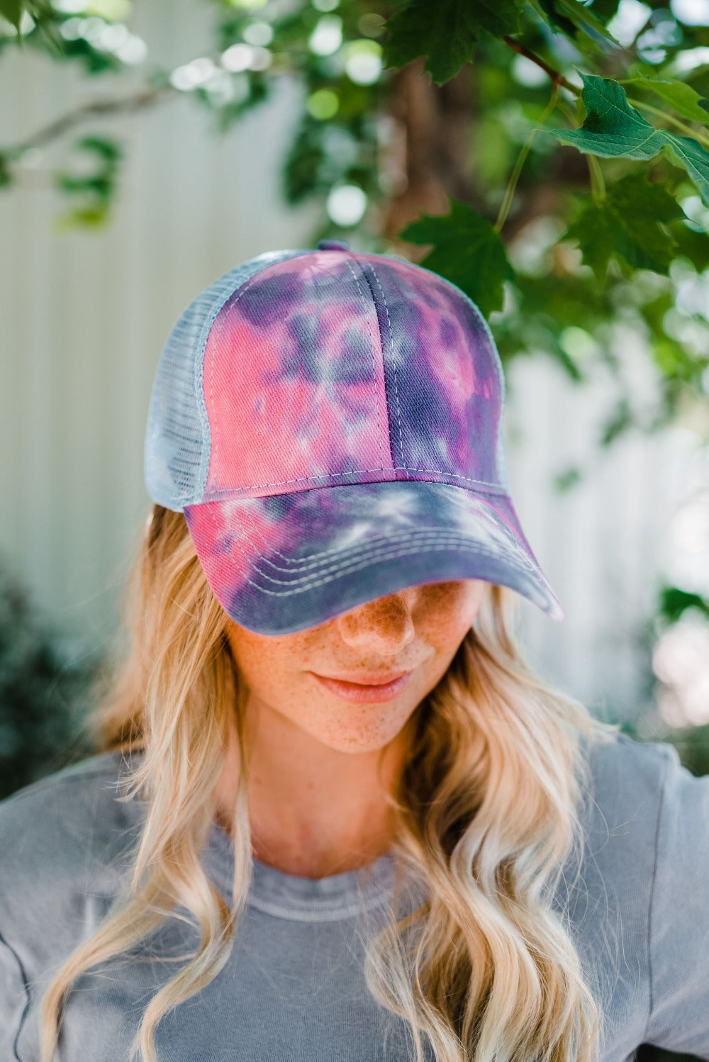 Kailey Tie Dye Baseball Cap - Final Sale