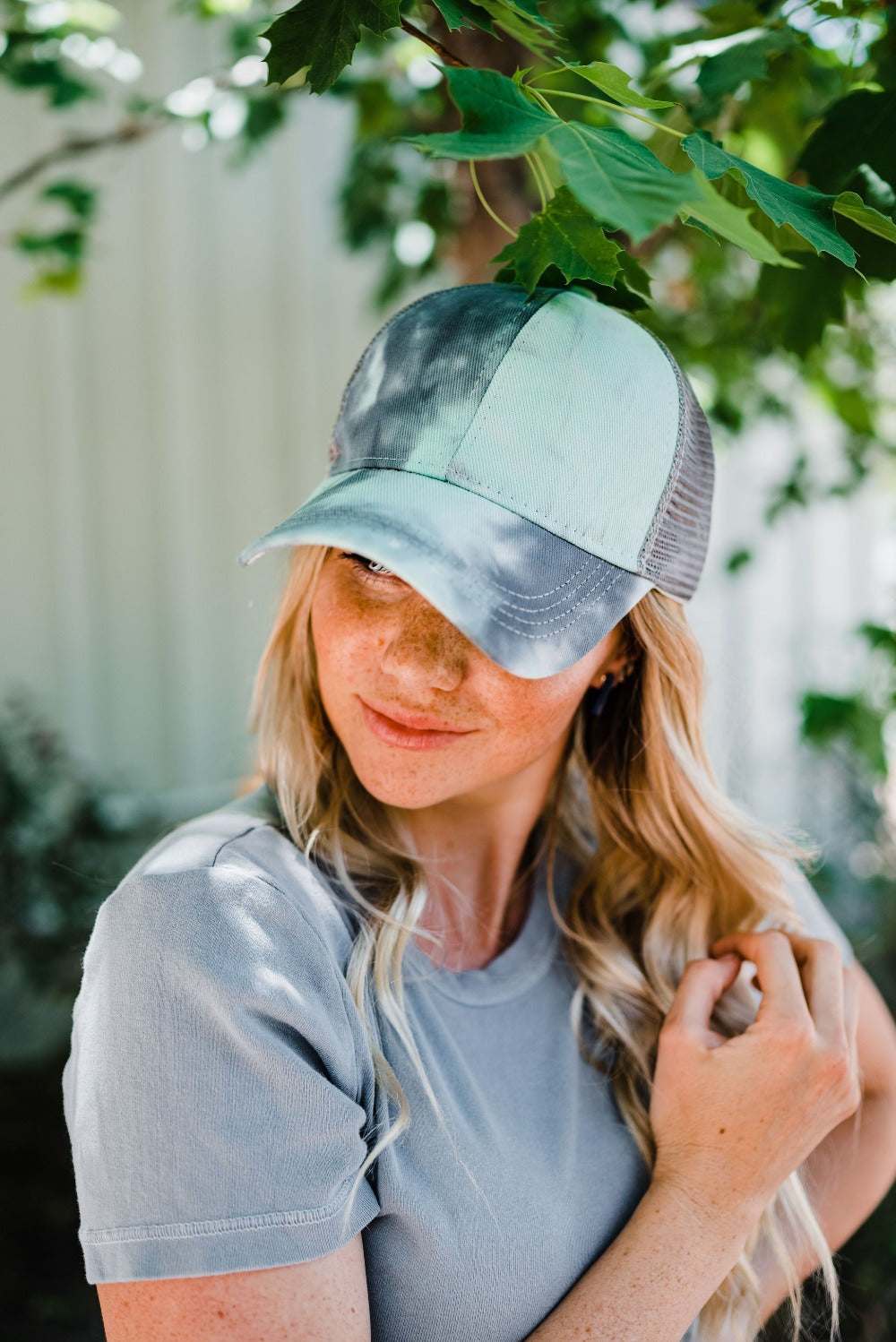 Kailey Tie Dye Baseball Cap - Final Sale