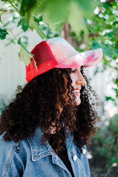 Kailey Tie Dye Baseball Cap - Final Sale