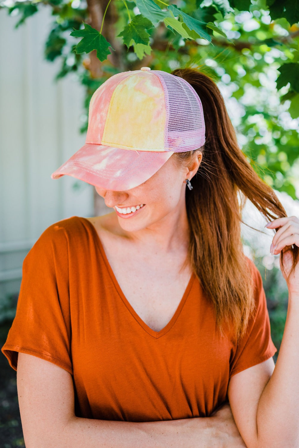 Kailey Tie Dye Baseball Cap - Final Sale