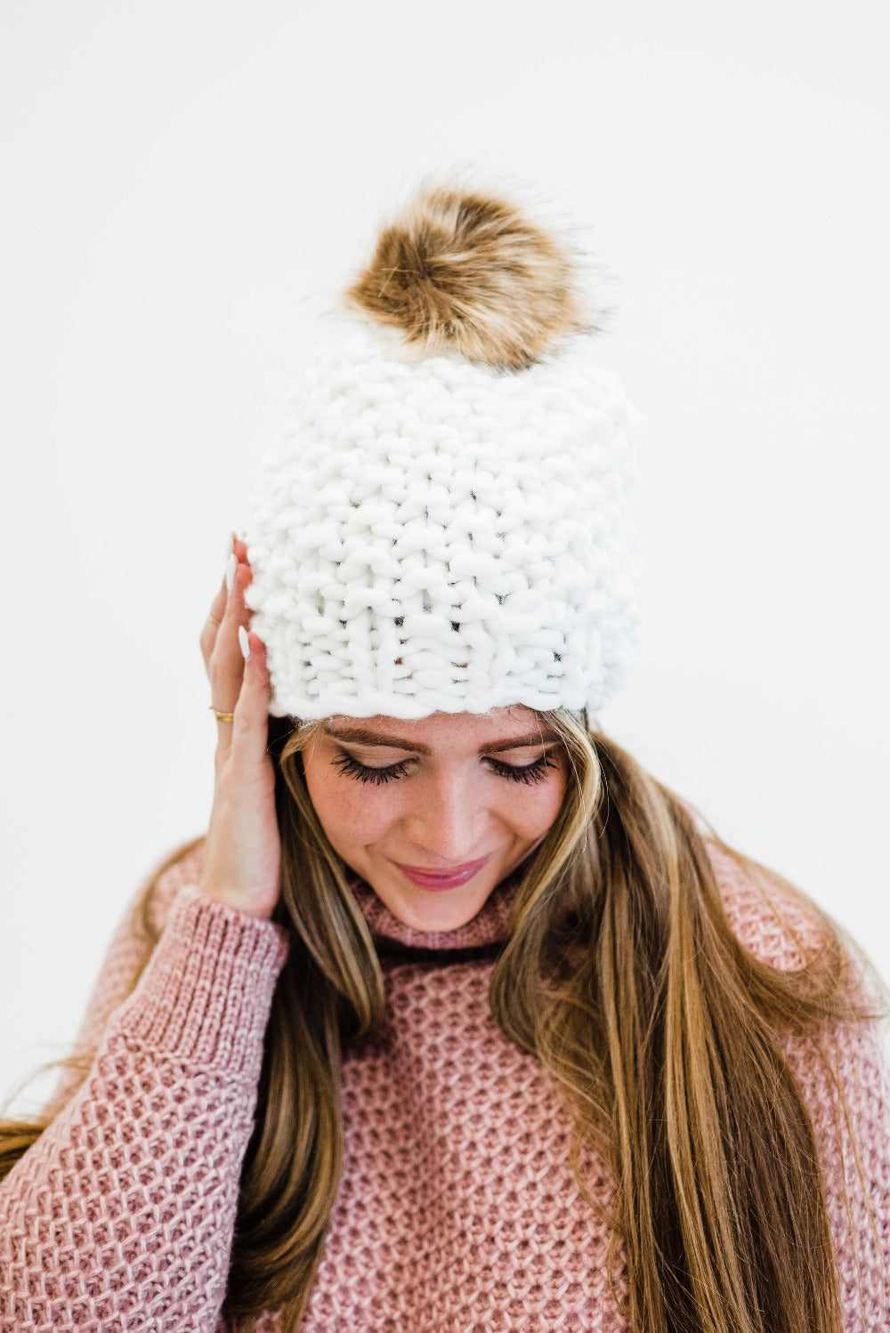 Tristyn Chunky Knit Beanie - Final Sale