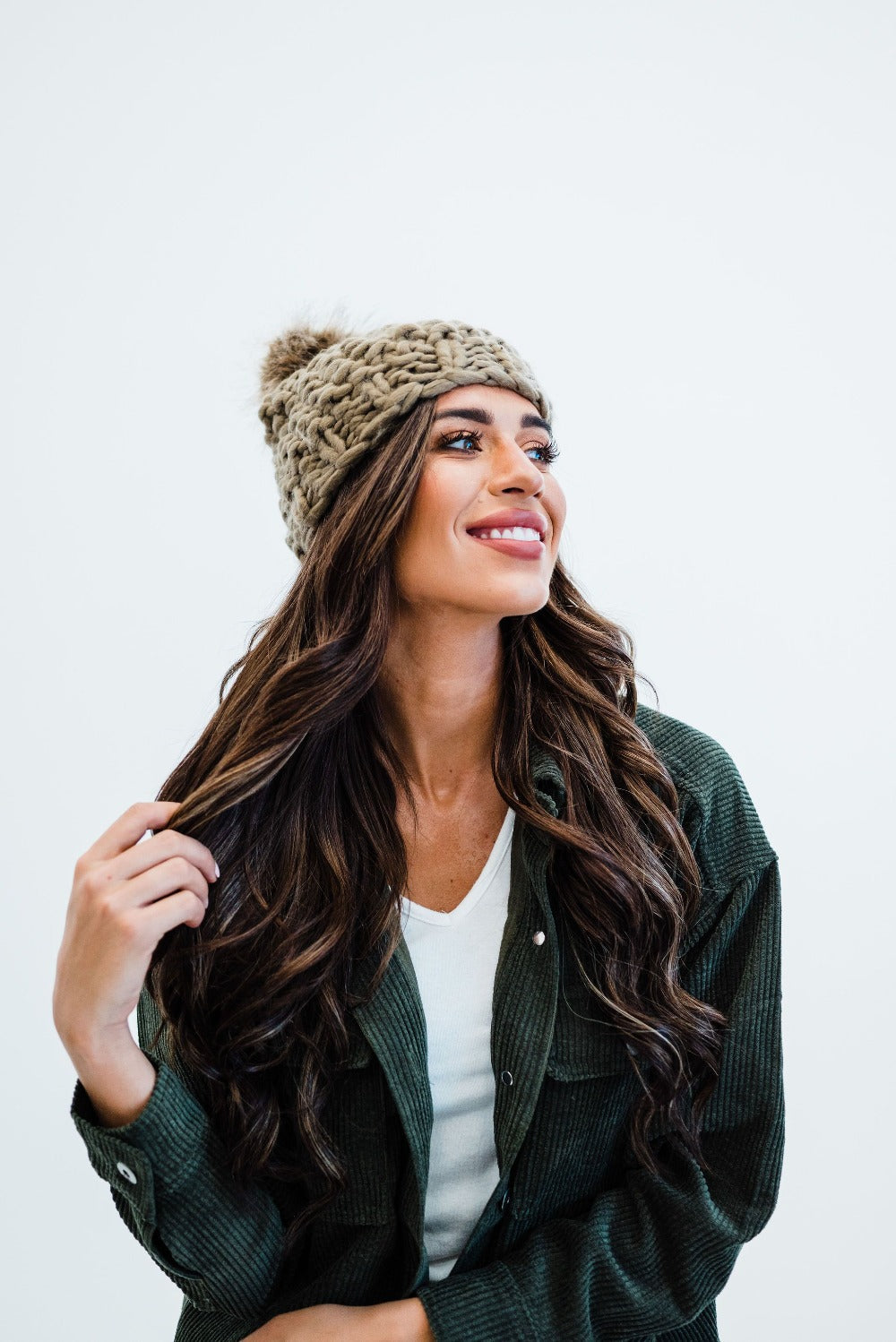 Tristyn Chunky Knit Beanie - Final Sale