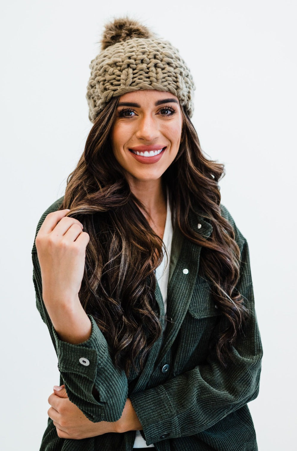 Tristyn Chunky Knit Beanie - Final Sale