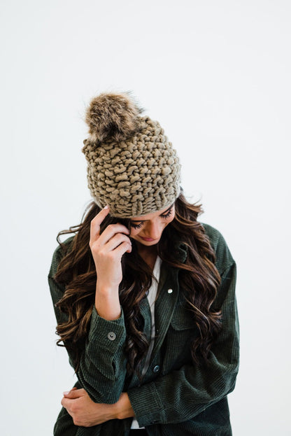 Tristyn Chunky Knit Beanie - Final Sale