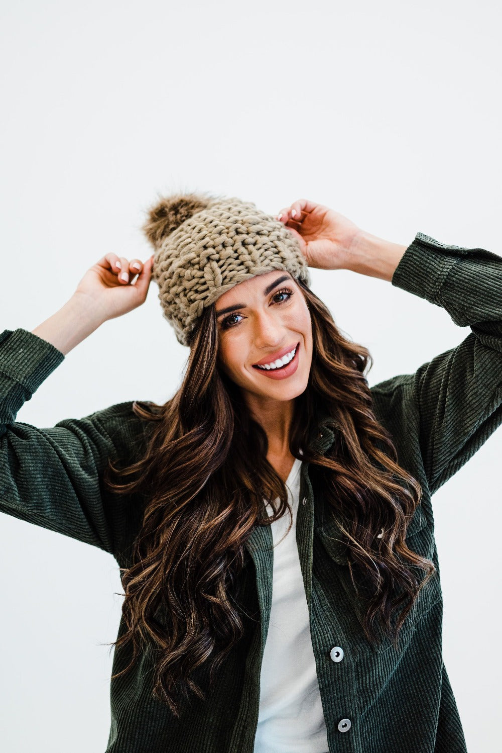 Tristyn Chunky Knit Beanie - Final Sale