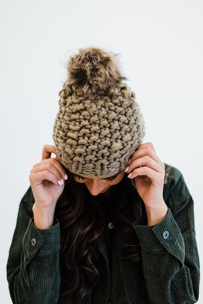 Tristyn Chunky Knit Beanie - Final Sale