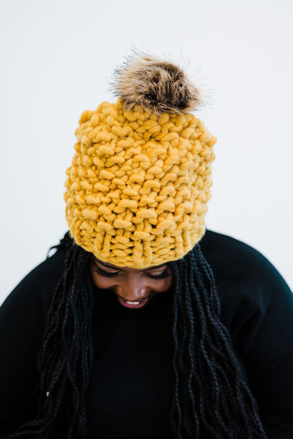 Tristyn Chunky Knit Beanie - Final Sale