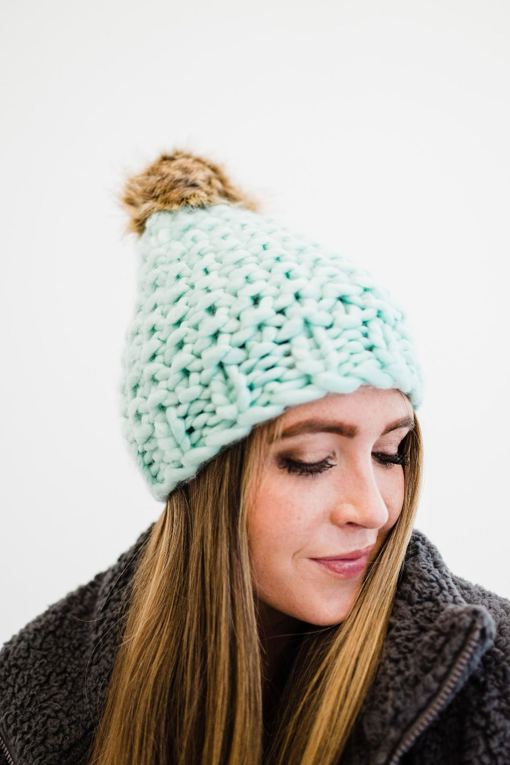 Tristyn Chunky Knit Beanie - Final Sale